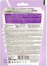 Sheet Face Mask 'Acai Berries and Raspberry' - Milky Dream — photo N4