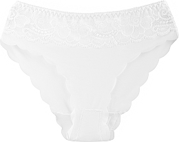Bikini Panties with Elastic Waistband, white - Moraj — photo N1