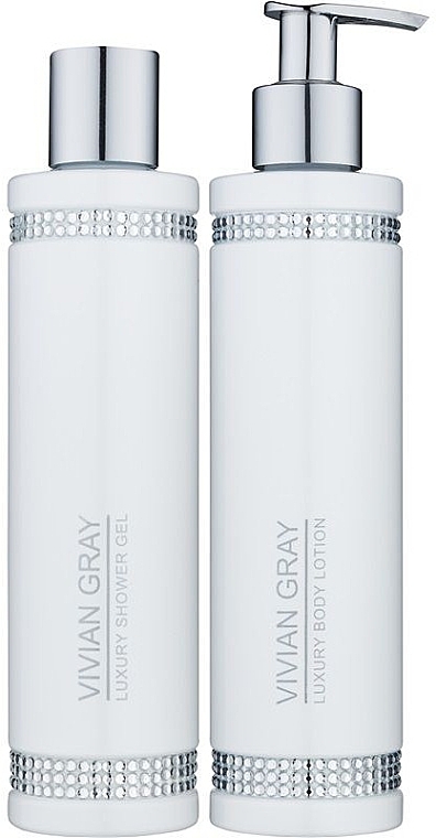 Set - Vivian Gray White Crystals Set (sh/gel/250ml + b/lot/250ml) — photo N2