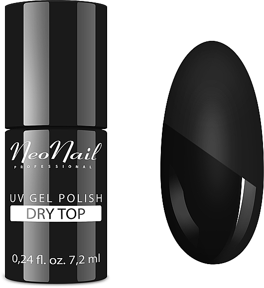 Gel Polish No Wipe Top Coat - NeoNail Professional Top Dry — photo N4