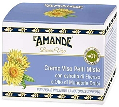 Face Cream for Oily & Combination Skin - L'Amande Marseille Viso Crema Pelli Miste — photo N2