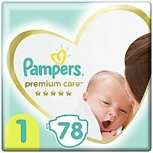 Fragrances, Perfumes, Cosmetics Pampers Premium Care Newborn Diapers (2-5 kg), 78 pcs - Pampers