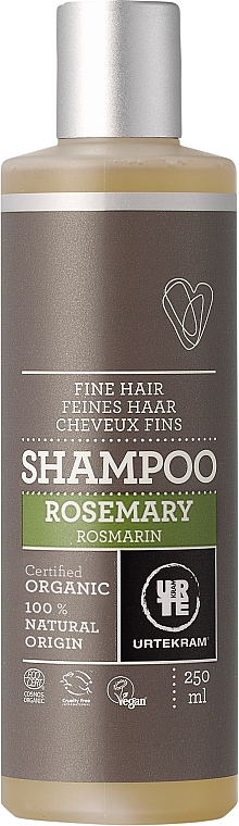 Thin Hair Shampoo "Rosemary" - Urtekram Rosmarin Shampoo Fine Hair — photo N1