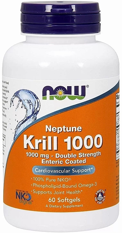 Krill Oil, 1000mg - Now Foods Neptune Krill Oil Softgels — photo N1