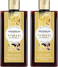 Set - Phytorelax Laboratories The Floral Ritual Vanille Of Madagascar (sh/gel/250ml + b/lot/250ml) — photo N2