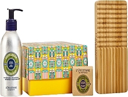 Fragrances, Perfumes, Cosmetics Set - L'Occitane (soap/250ml + soap/50g + soap/box/1pc)