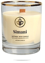 Fragrances, Perfumes, Cosmetics Decorative Candle in Glass, 8x9.5cm - Artman Simani