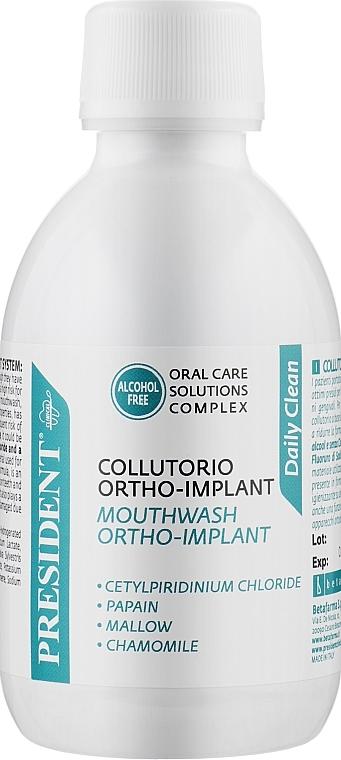 Braces & Dentures Mouthwash - PresiDENT Ortho-Implant — photo N9