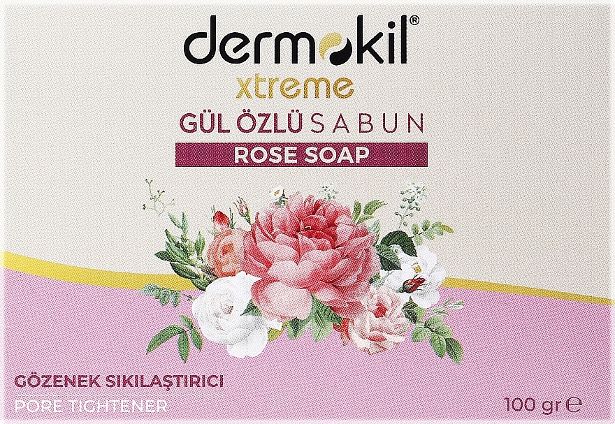 Rose Extract Soap - Dermokil Xtreme Rose Soap — photo N1