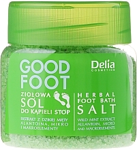 Foot Salt - Delia Cosmetics Good Foot Herbal Foot Bath Salt — photo N1