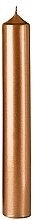 Table Candle, diameter 2.2 cm, height 20 cm, copper - Bougies La Francaise Cuivre — photo N1