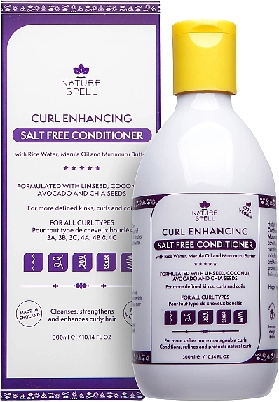 Strengthening Conditioner - Nature Spell Curl Enhancing Salt Free Conditioner — photo N1