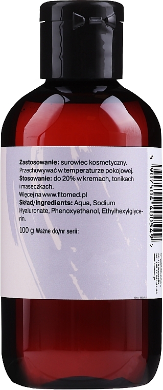 Hyaluronic Acid 1% - Fitomed Hyaluronic Acid 1% — photo N3