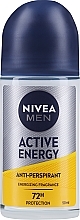 Active Energy Roll-On Antiperspirant - Nivea Men Active Energy Deodorant Roll-On — photo N2