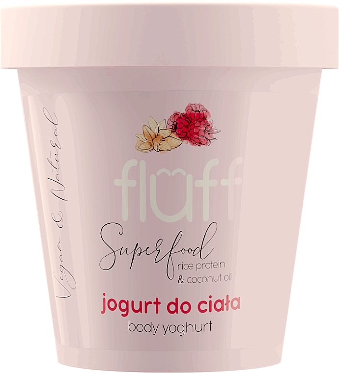 Body Yogurt ‘Raspberry and Almond’ - Fluff Body Yogurt Raspberries and Almonds  — photo N6