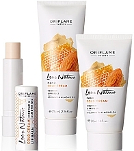 Fragrances, Perfumes, Cosmetics Set - Oriflame Love Nature (lip/balm/4.5g + h/cr/75ml + cr/50ml)