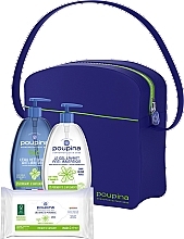 セット - Poupina Les Essentiels Kit (cl/gel/485ml + cl/water/485ml + wipes + bag)	 — photo N2