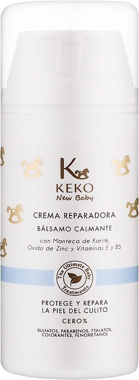 Soothing & Moisturising Body Cream Balm - Keko New Baby — photo N1