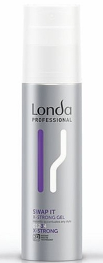 Extra Strong Hold Styling Hair Gel - Londa Professional Swap It X-Strong Gel — photo N6