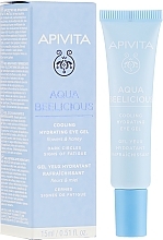 Fragrances, Perfumes, Cosmetics Moisturizing Eye Gel - Apivita Aqua Beelicious Cooling Hydrating Eye Gel 