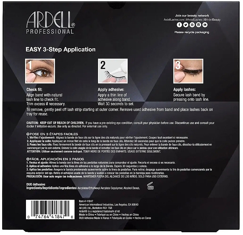 False Lashes - Ardell Glam Lash Collection — photo N2