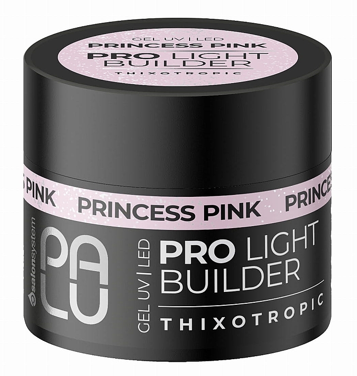 Constructing gel - Palu Pro Light Builder Gel Princess Pink — photo N1