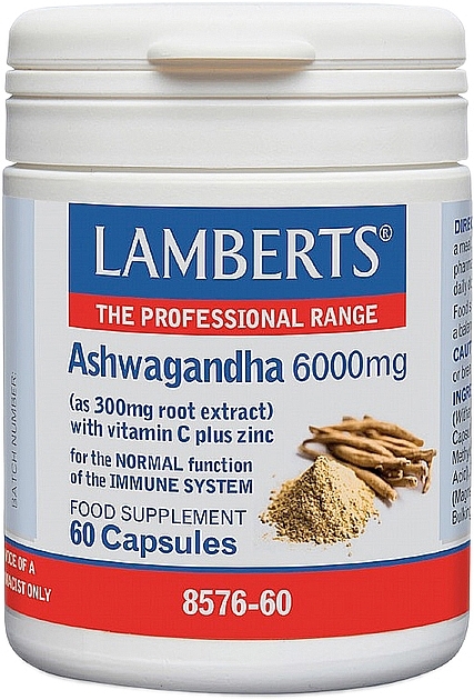 Ashwagandha Food Supplement - Lamberts Ashwagandha 6000 Mg — photo N1