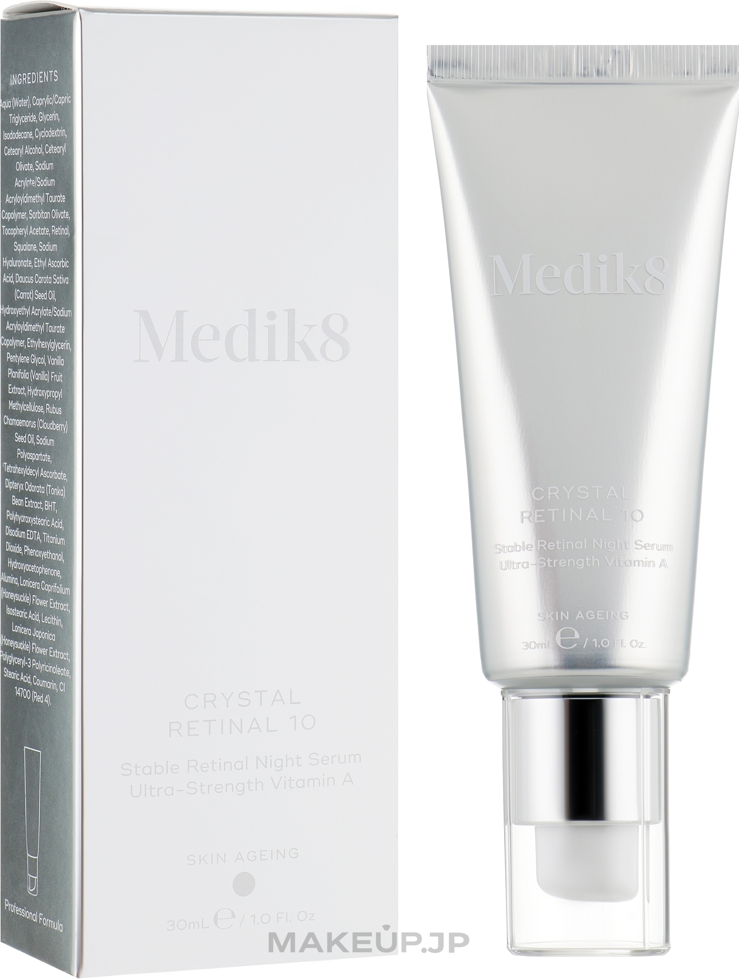 Night 0,1% Retinal Cream Serum - Medik8 Crystal Retinal 10 — photo 30 ml