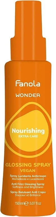 Hair Shine Spray - Fanola Wonder Nourishing Glossing Spray — photo N1