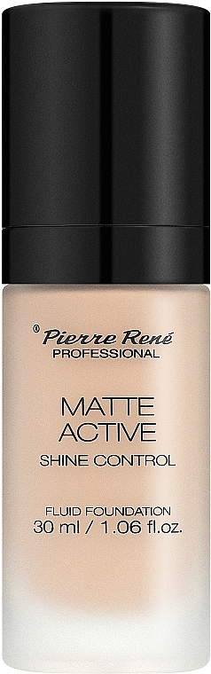 Mattifying Foundation - Pierre Rene Matte Active Shine Control Fluid Foundation — photo N2