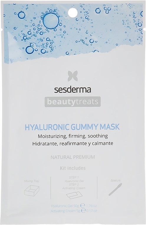 Moisturizing Alginate Mask - SesDerma Laboratories Beauty Treats Hyaluronic Gummy Mask — photo N1
