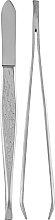 Professional Straight Tweezers, P-05, steel - Beauty LUXURY — photo N1