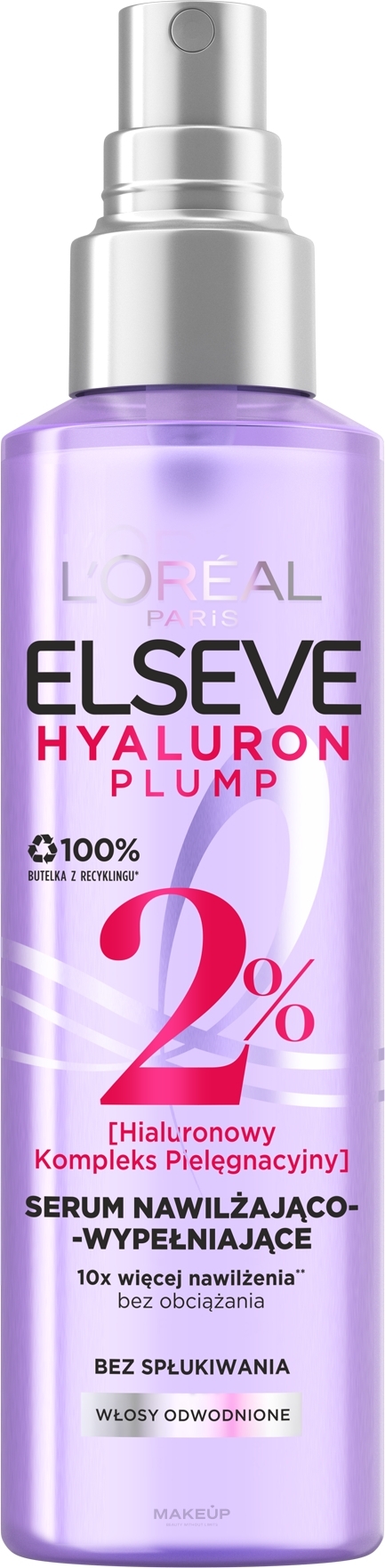 Moisture & Volume Hyaluronic Acid Hair Serum Filler - L'Oreal Paris Elseve Hyaluron Plump — photo 150 ml