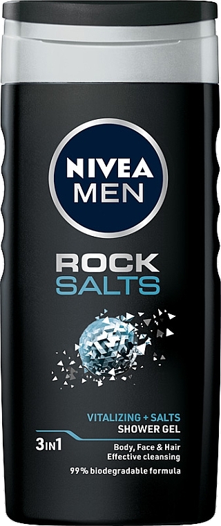Shower Gel - NIVEA Man Rock Salt Shower Gel — photo N1