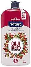 Fragrances, Perfumes, Cosmetics Sandalwood & Goji Berry Liquid Soap - Papoutsanis Natura Goji Berry & Sandalwood Liquid Soap Bottle Refill