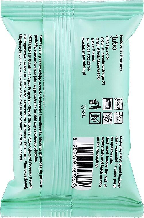 Aloe Wet Wipes - Luba Wipes — photo N8