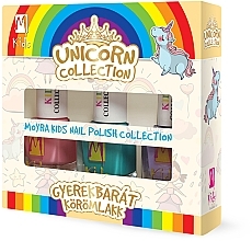 Fragrances, Perfumes, Cosmetics Nail Polish Set - Moyra Kids Effect Nail Polish Unicorn Collection (3x7ml)