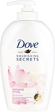 Fragrances, Perfumes, Cosmetics Lotus Flower Liquid Hand Soap - Dove Nourishing Secrets Glowing Ritual Hand Wash