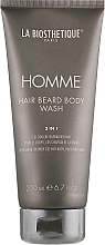 Body, Hair & Beard Gel - La Biosthetique Homme Hair Beard Body Wash — photo N3