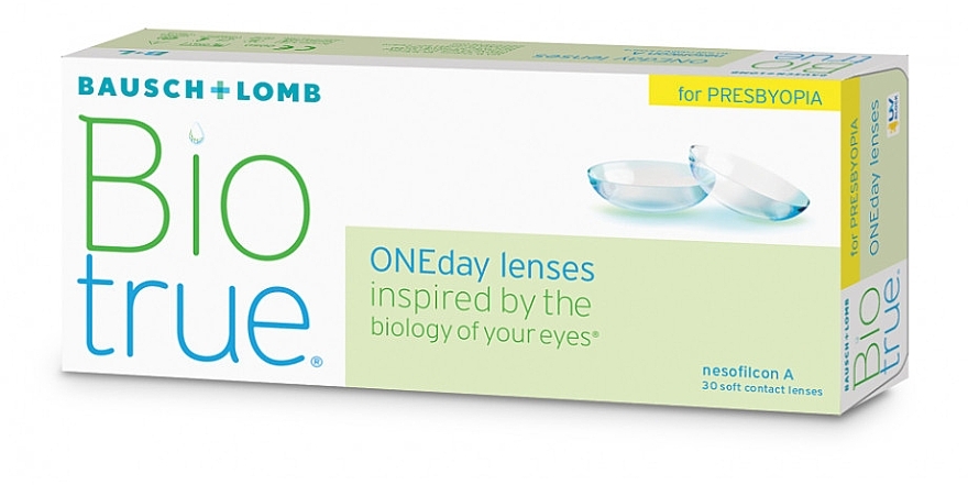 One-Day Contact Lenses, 90 pcs. - Bausch & Lomb Biotrue ONEday for Presbyopia High — photo N1