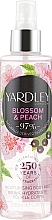 Body Spray - Yardley Blossom & Peach Moisturising Fragrance Body Mist — photo N1