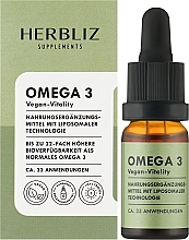 Dietary Supplement in Drops - Herbliz Omega 3 Vegan — photo N2