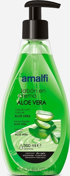 Hand Cream Soap 'Aloe Vera' - Amalfi Aloe Vera Hand Washing Soap — photo 500 ml