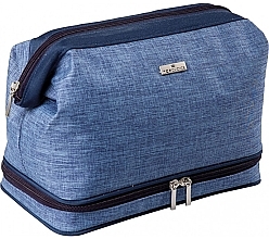 Fragrances, Perfumes, Cosmetics Men Cosmetic Bag "Travler", 97829, blue - Top Choice