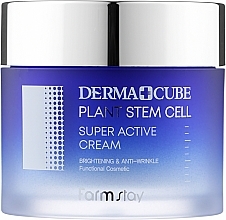 Anti-Aging Stem Cells Cream - FarmStay Derma Cube Plant Stem Cell Super Active Cream — photo N1