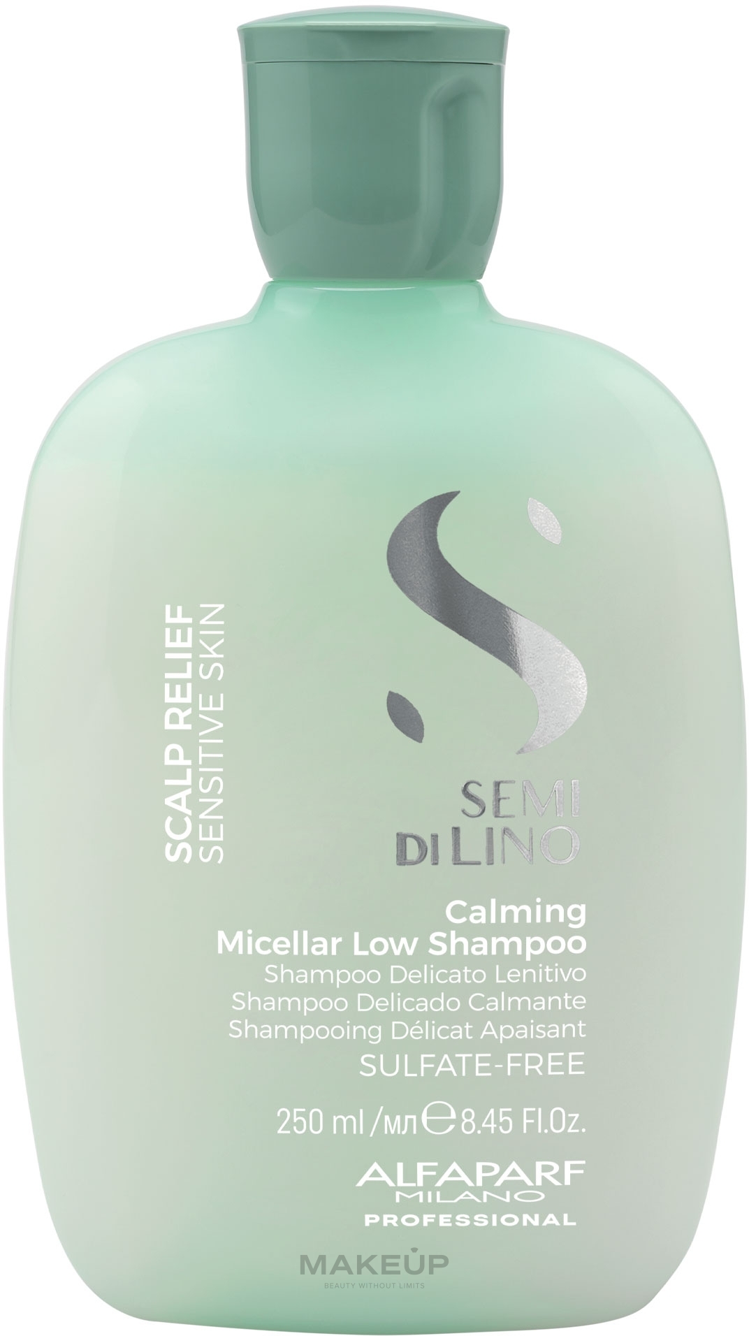 Soothing Micellar Shampoo - Alfaparf Semi Di Lino Scalp Relief Calming Micellar Low Shampoo — photo 250 ml