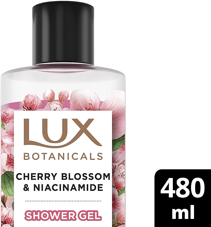 Cherry Blossom & Niacinamide Shower Gel - Lux Botanicals Cherry Blossom & Niacinamide Shower Gel — photo N3