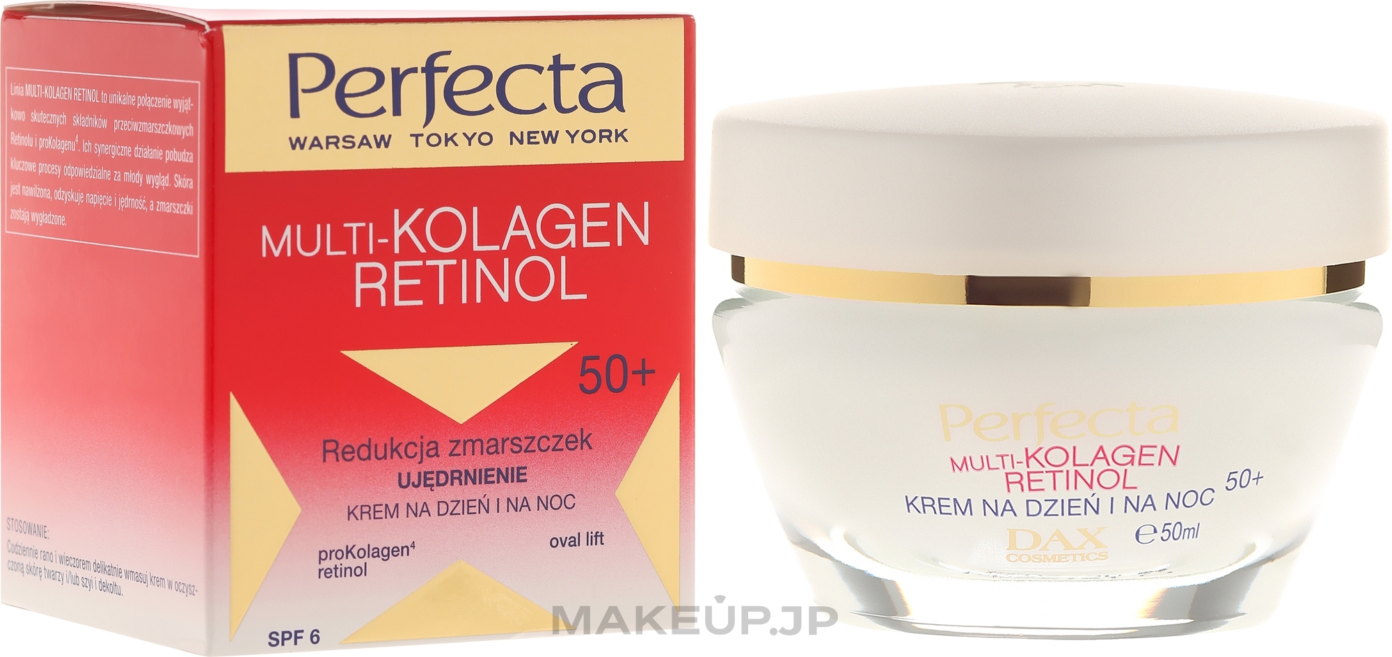 Face Cream - Dax Cosmetics Perfecta Multi-Collagen Retinol Face Cream 50+ — photo 50 ml