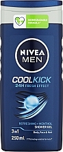 Fragrances, Perfumes, Cosmetics Shower Gel "Cool Kick" - NIVEA MEN Cool Kick Shower Gel