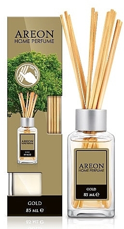 Lux Gold Fragrance Diffuser, PL01 - Areon Home Perfume Gold — photo N1